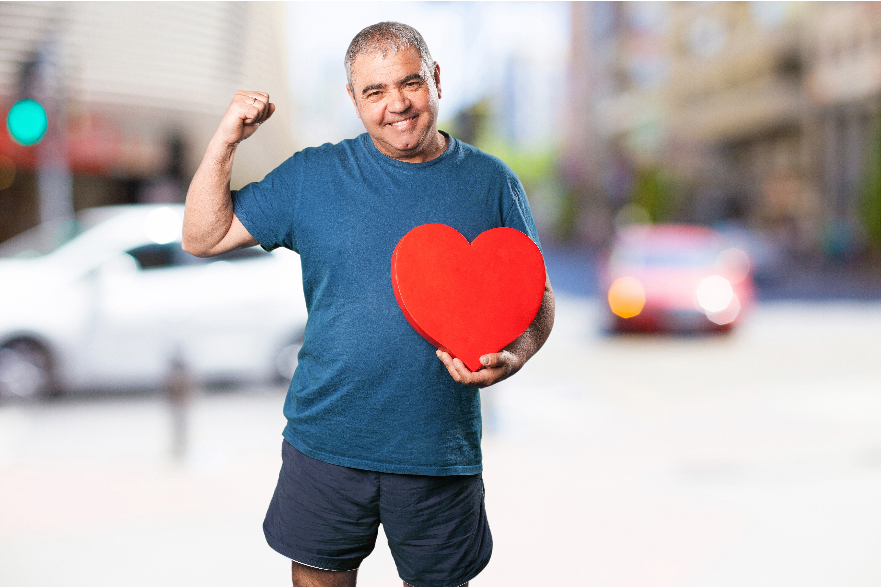 Man Holding Heart