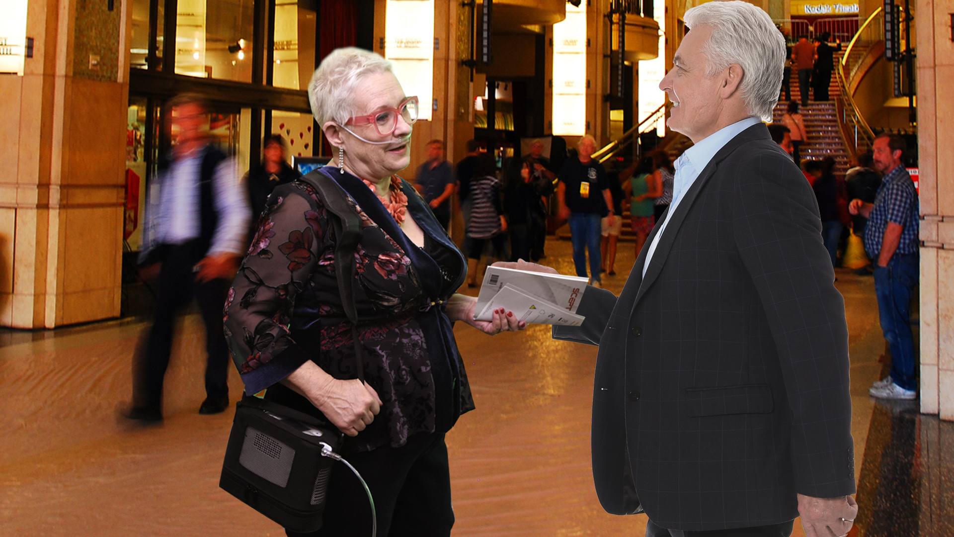 Rhythm Portable Oxygen Concentrator at the theater
