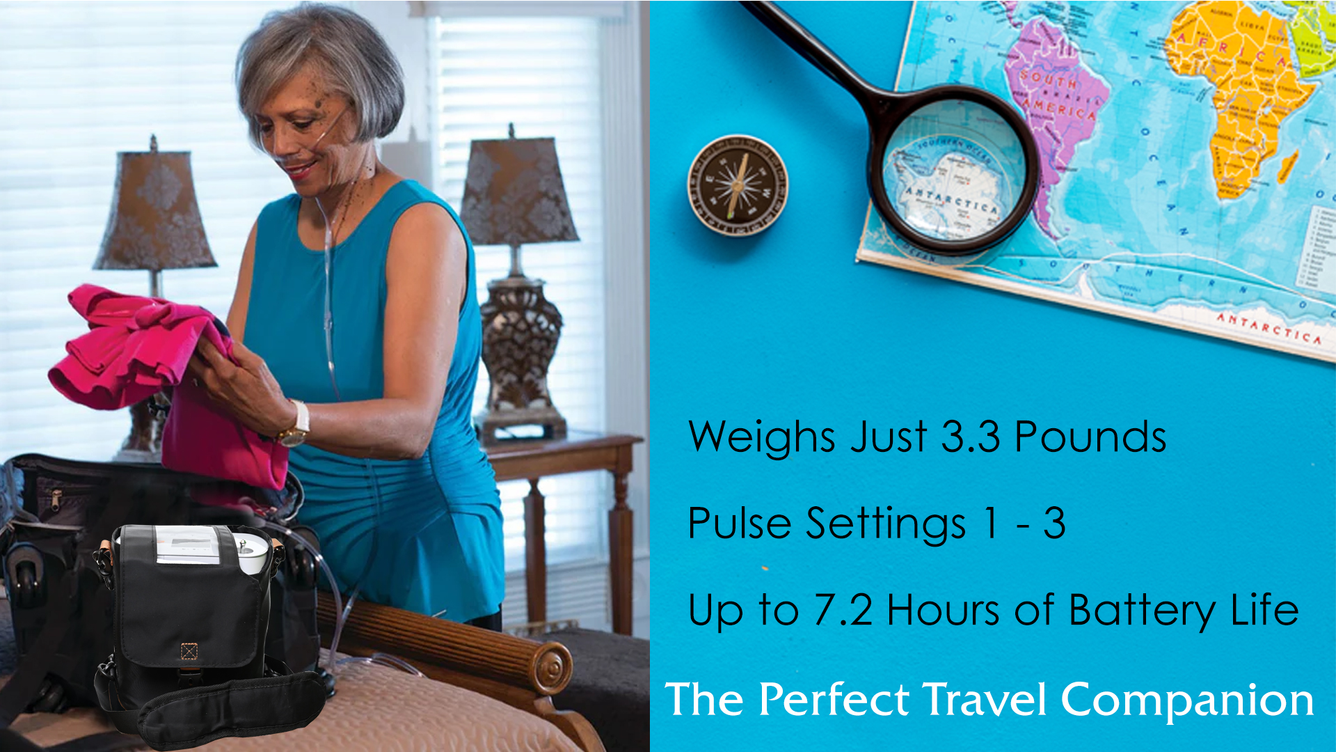 Woman Packing suitcase